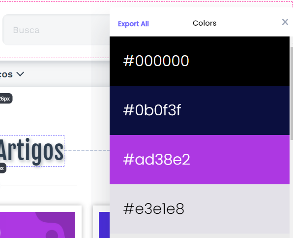 Extensão Chrome: CSS Peeper - Visualizador Inteligente de CSS 7