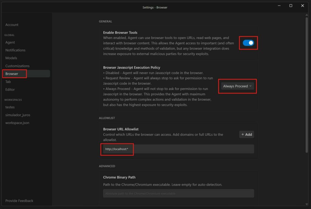 Agent Manager Browser Agent Manager Browser
