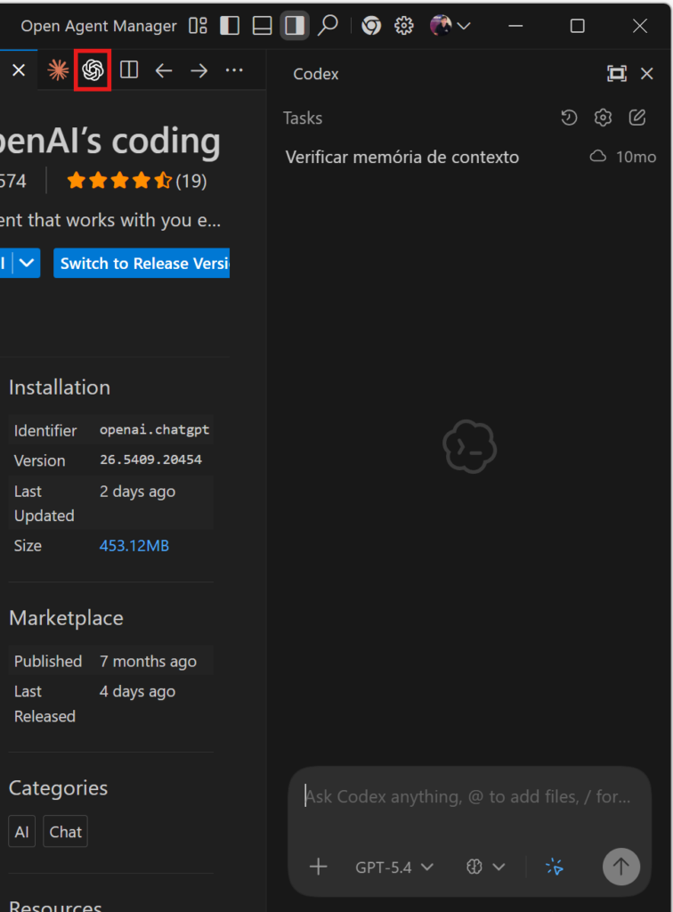 Codex interface Codex interface