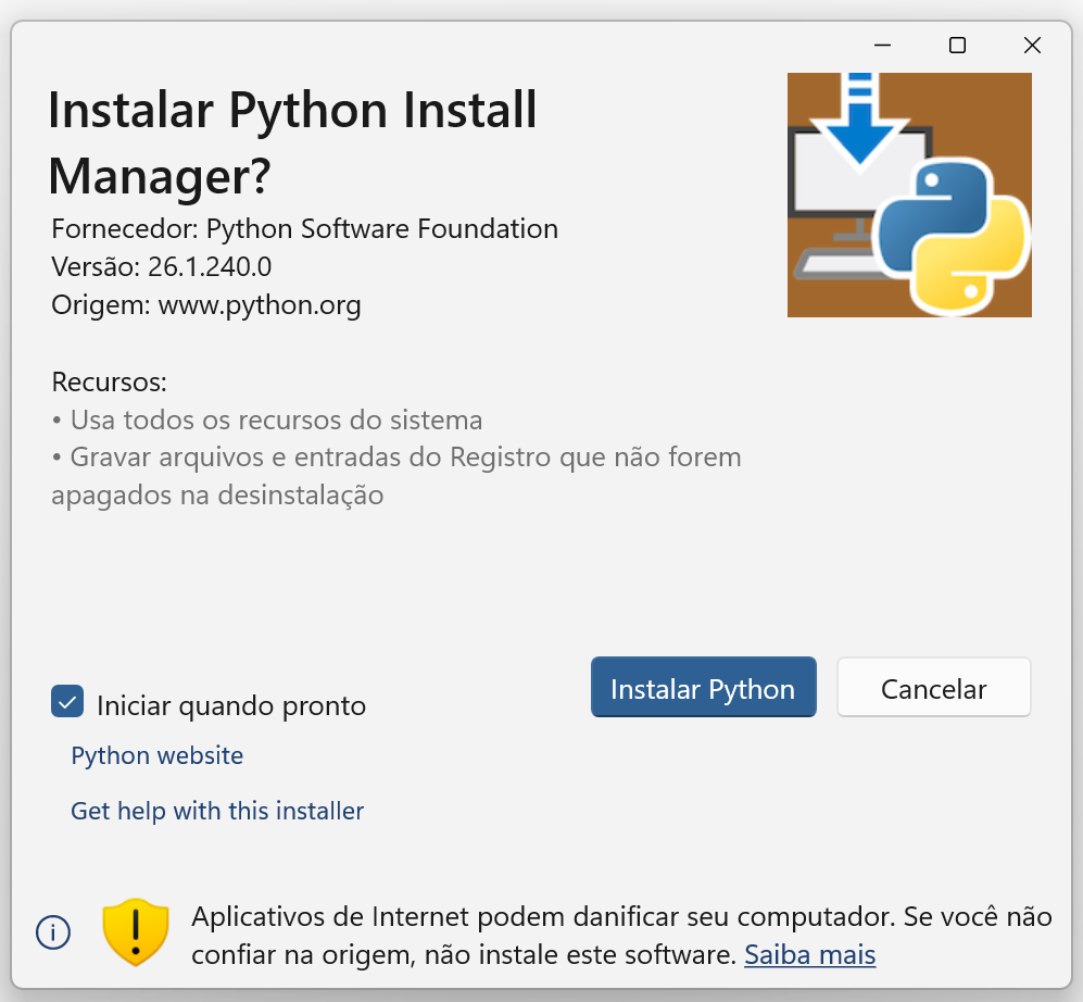 python install python install