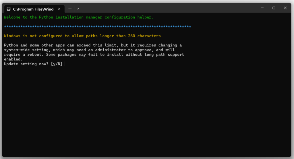 python install python install