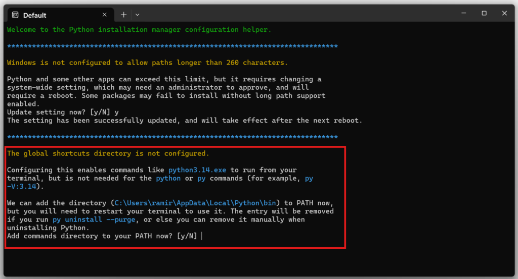 python install python install