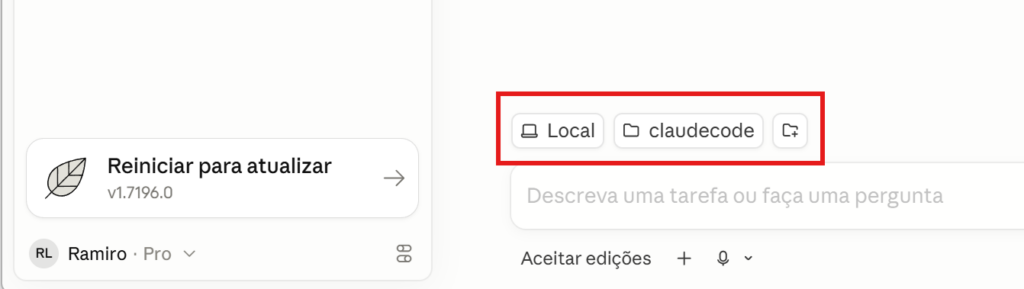 Pasta Projeto Cluade Code